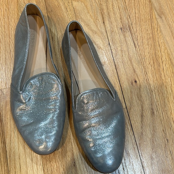 Silver loafers. Please note some of the marks throughout - Picture 8 of 11